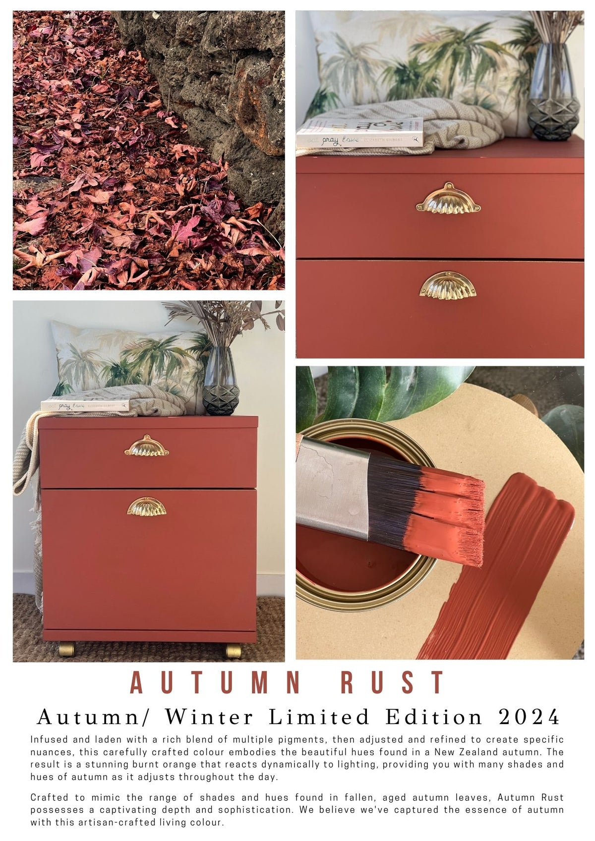 AUTUMN/WINTER LIMITED EDITION 2024: AUTUMN RUST- VELVET LUXE (SPECIAL ORDER ONLY)