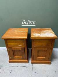 BEDSIDE TABLES - SET OF TWO