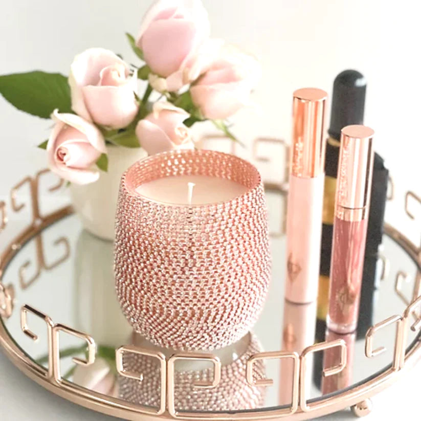 ROSE GOLD BLING SCENTED CANDLE