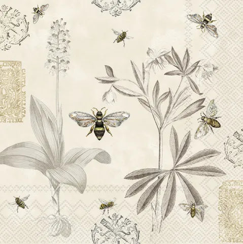 LUNCHEON WILD HONEY FLOWERS NAPKINS