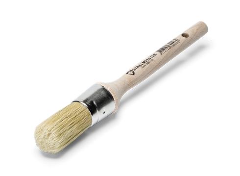 French Pointed Brush, Long Artisan Series Chalk Paint Brush, 5 inch,Long Wax Brush, Round Paint Brush, Wax Brush, Brushes for Furniture, Chalk Wax