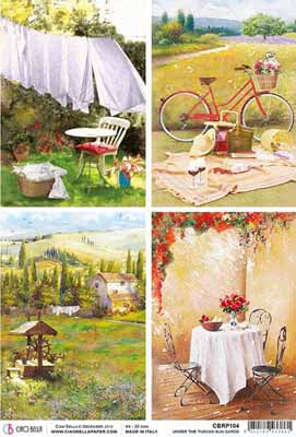 TUSCAN CARDS - A4