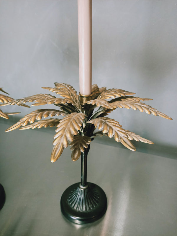 Palm Candle Holder